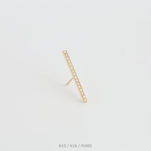 Ponte Vecchio（ポンテヴェキオ） イニシャル K 片方 ピアス 