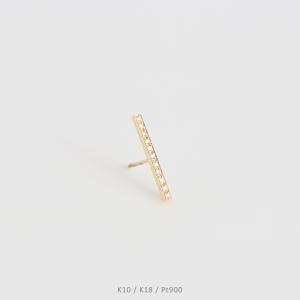 Avaron（アヴァロン） 一粒 マーキスカット ダイヤモンド ピアス