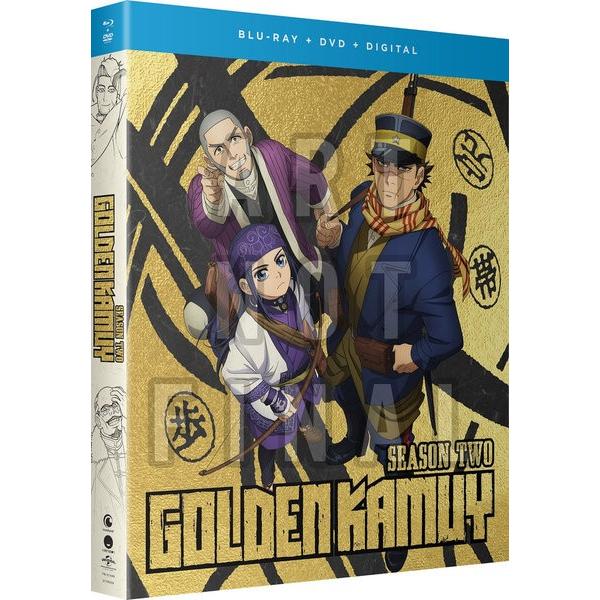 ゴールデンカムイ 第2期 BD+DVD 13-24話 300分収録 北米版
