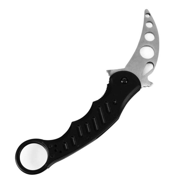 刃無し カランビット ナイフ 工学グリップ トレーニング 訓練用 サバイバルゲーム サバゲー トレー...