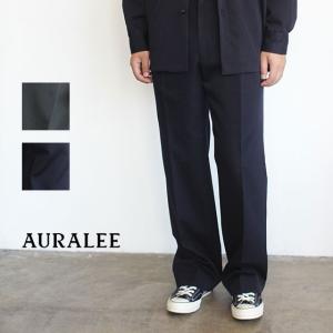 2018SS 【AURALEE オーラリー】 Light Chino Wide Shorts -Men-《IVORY