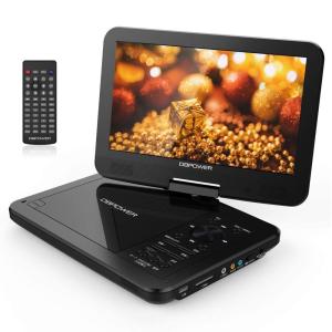 ブラック ポータブルDVDプレーヤー DBPOWER 10インチ MK-101 CPRM対応 リージョンフリー SD/MS/MMCカード/USB AAV-111