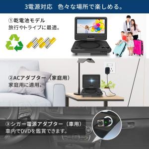 ポータブルDVDプレーヤー 7.5インチ 単3...の詳細画像1
