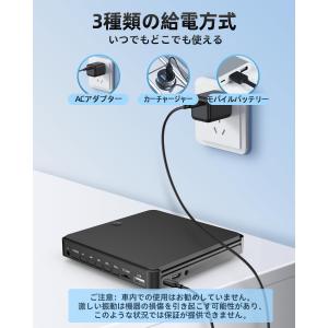 ミニ DVDプレーヤー 携帯式 DVDプレーヤ...の詳細画像3