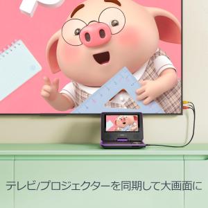ポータブル DVDプレーヤー 7.5インチ 回...の詳細画像4