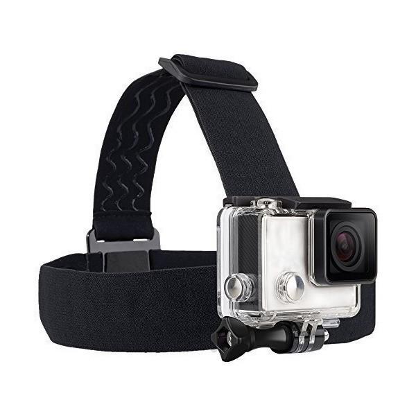 GoPro Hero 1 2 3 4 5 ヘッドストラップ マウント ゴープロ ウェアラブルカメラ用...