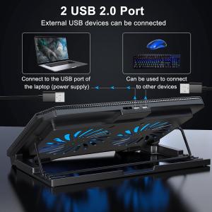 ノートパソコン冷却パッド 冷却台 2つ 冷却フ...の詳細画像3