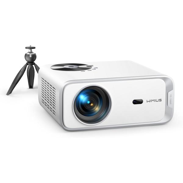 プロジェクター 小型 Android TV搭載 三脚スタンド付き 電動フォーカス 台形補正 700A...