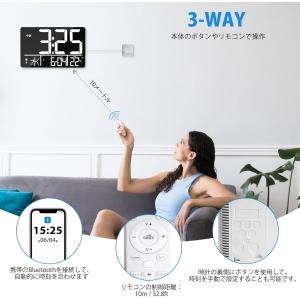 デジタル時計 Bluetooth接続 自動時刻...の詳細画像5