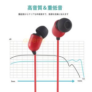 イヤホン カナル型 有線 3.5mm プラグ ...の詳細画像4