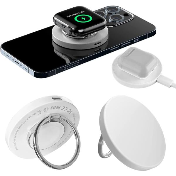 3in1 ワイヤレス充電器 Magsafe対応 AirPods Apple Watch充電器 ホルダ...