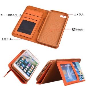 手帳型 スマホケース iPhoneX ジーンズ...の詳細画像1