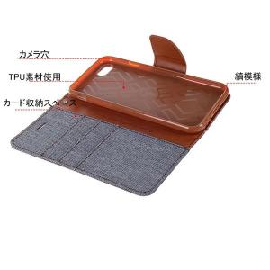 スマホ 布生地ケース ジーンズ デニムカバー ...の詳細画像2