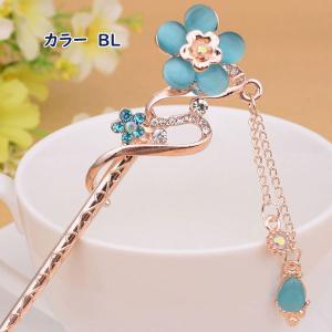 かんざし 簪 ヘアアクセサリー 髪まとめ お花...の詳細画像1