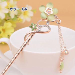 かんざし 簪 ヘアアクセサリー 髪まとめ お花...の詳細画像4
