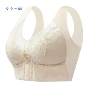 ブラジャー L 4L ノンワイヤー 接触冷感 ...の詳細画像5