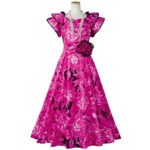 在庫限りセール ハワイアン フラダンス フラワープリント