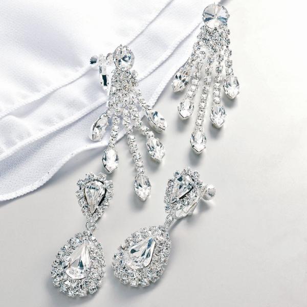 即納★ イヤリング [CN-GD037-CN-GD038-2627] アクセサリー ラインストーン ...