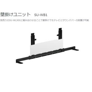 ソニー 壁掛けユニット SU-WB1 別売りの金具と組み合わせることでテレビとサウンドバーの設置が可...