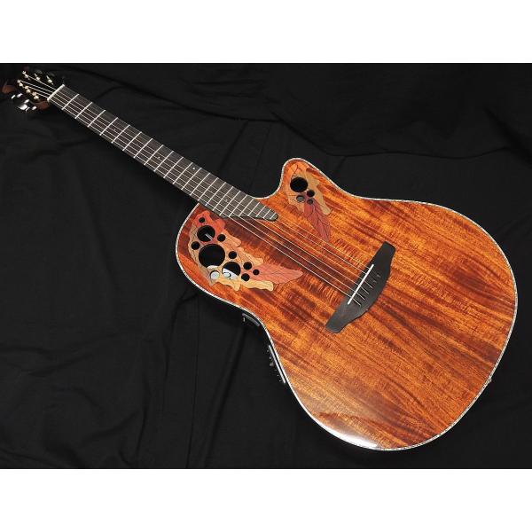 Ovation CE44P-FKOA-G Koa オベーション コア エレアコ Celebrity ...