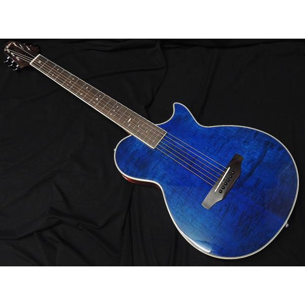 ARIA APE-100 SBL 薄胴 サイドサウンドホール Fishman エレアコ エレクトリッ...