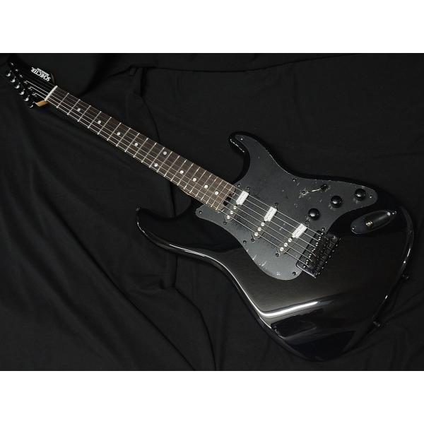 SCHECTER PS-ST-N AB R ALL BLACK シェクター 3 シングル PU スト...