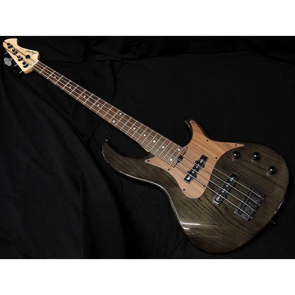 AriaProII RSB-700WP SBK アリア エレキベース 木製ピックガード 4弦 シース...