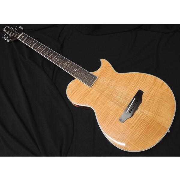 ARIA APE-100 N 薄胴 サイドサウンドホール エレアコ Fishman アリア エレクト...