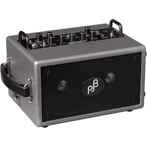 Phil Jones Bass PJB Double Four Plus Carbon Silver...