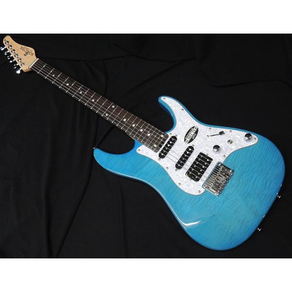 SCHECTER OL-BH-FM-FXD ILB Indigo Light Blue シェクター ...