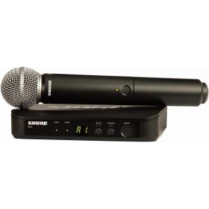 SHURE BLX24/SM58 シュア ワイヤレスマイクシステム BLX2/SM58ハンドヘルド型...