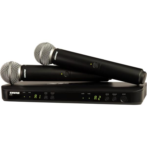 SHURE BLX288/SM58 シュア ワイヤレスマイクシステム BLX2/SM58ハンドヘルド...