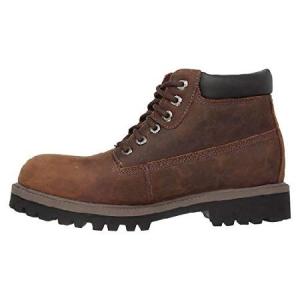[スケッチャーズ] Sergeants Verdict Mens Leather Lace Up Boots-Brown-31｜awa-market