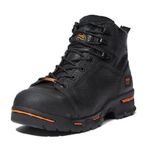 Timberland PRO メンズ 耐久耐パンク性 防水 スチールトウ 6インチ ワークブーツ, ブラック, 15｜awa-market