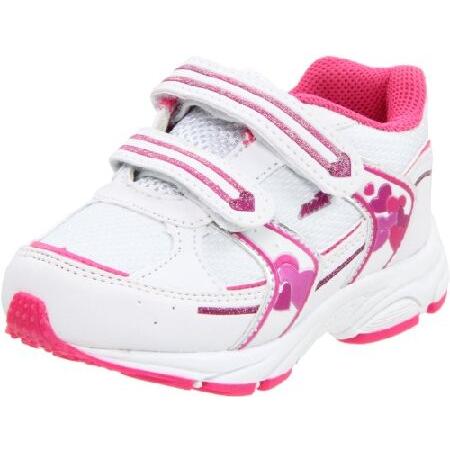 AVIA Heart Sneaker (Toddler),White,7 M US Toddler