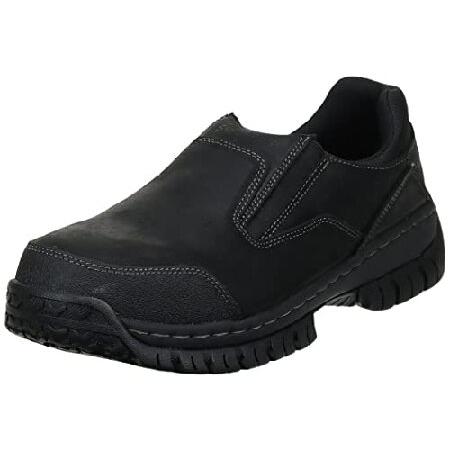 Skechers for Work メンズ Hartan Steel Toe スリッポンシューズ U...