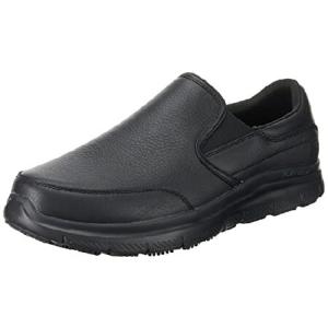 Skechers メンズ作業靴 Flex Advantageオックスフォードスニーカー スリップ防止 US サイズ: 11.5 W US カラー: ブラック