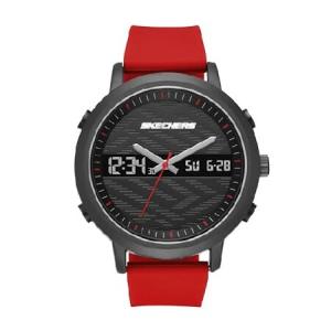 Skechers Watch SR5073 Lawndale Analog/Digital Display, Chronograph, Calendar, Backlight Display, Black｜awa-market