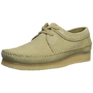 Clarks Men's Weaver Moccasin, Maple Suede, 105 M US