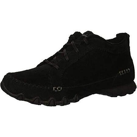 Skechers レディース Bikers-Lineage-Moc-Toe レースアップ チャッカブ...