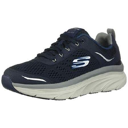 Skechers メンズ D&apos;lux Walker オックスフォード, ネイビー/グレー, 11.5...