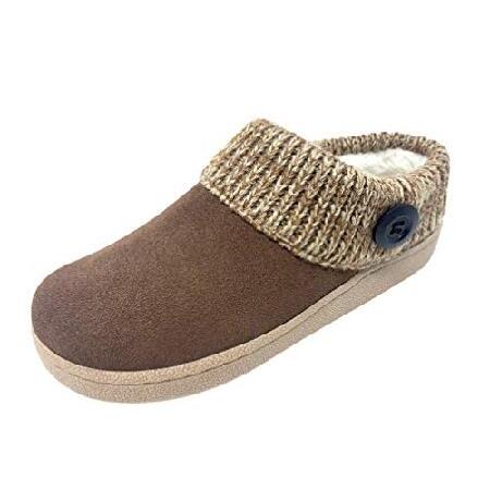 Clarks Women&apos;s Knitted Collar Clog Slipper (6 M US...