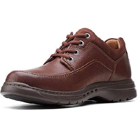 Clarks Un Brawley Lace Mahogany Tumbled Leather 8....