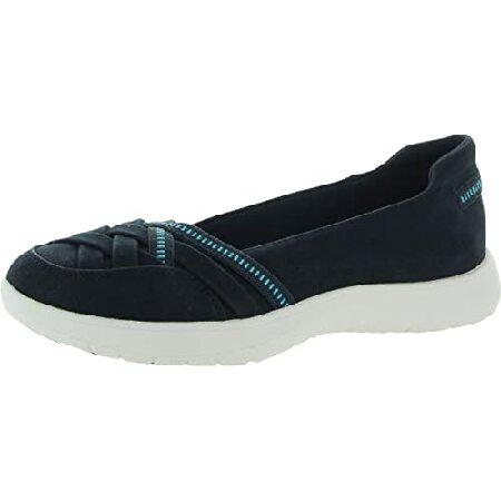 Clarks womens Adella Poppy Sneaker, Navy Textile, ...