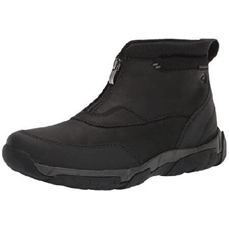 Clarks Men&apos;s Grove Zip Waterproof Ankle Boot, Blac...