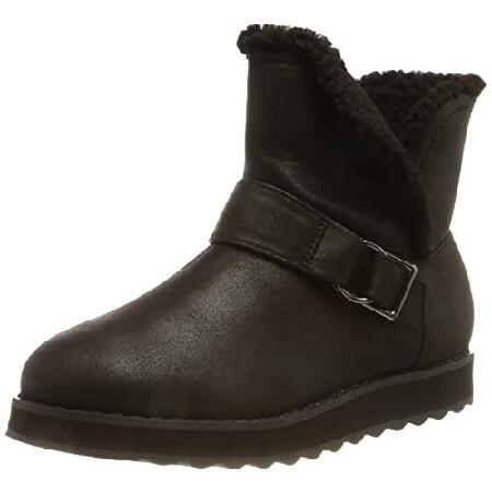 Skechers Women&apos;s Winter Fashion Boot, Black, 3 UK ...