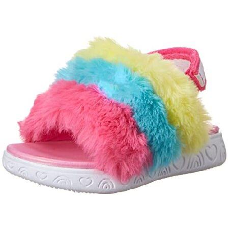 Skechers Kids Girls Rainbow Shines Sneaker, HOT Pi...