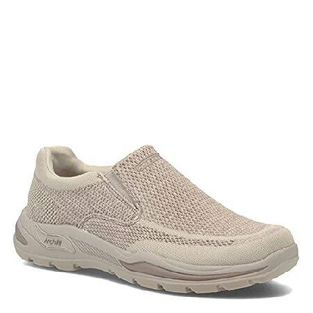 Skechers メンズ アーチフィット モトリー Vaseo スリッポン, トープ, 11.5