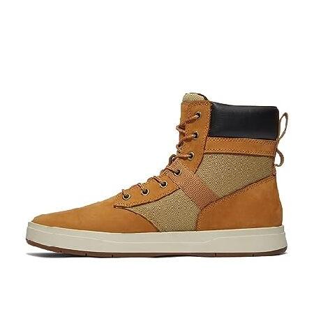 Timberland Davis Square Leather and Fabric Boot Wh...