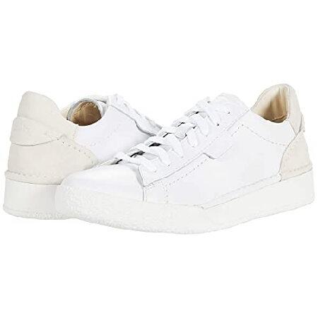 Clarks Craft Cup Lace White Leather 5.5 B (M)